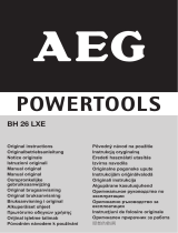 AEG Powertools BH26LXES Návod na obsluhu