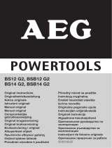 Aeg-Electrolux BSB14G2LI-KIT2 Návod na obsluhu