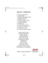AEG EWA6000SA CORDLESS Používateľská príručka