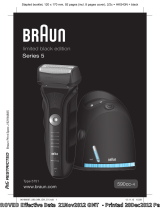 Braun 590cc-4, Series 5, limited black edition Používateľská príručka