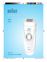 Braun 7681,  7781,  Silk-épil Xpressive Používateľská príručka