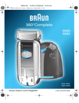 Braun 8990, 8985, 360°Complete Používateľská príručka