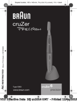 Braun CruZer 6 Precision Používateľská príručka