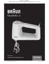 Braun MultiMix 3 HM 3000 - 4644 Návod na obsluhu