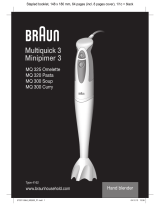 Braun Minipimer 3 - 4162 Návod na obsluhu