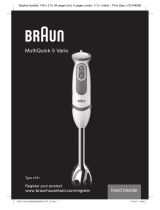 Braun MQ 5000 WH Soup Používateľská príručka