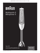 Braun MQ 545 Aperitive Používateľská príručka