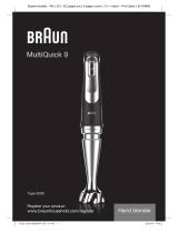 Braun MQ 9087X Používateľská príručka