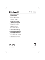 EINHELL TC-CD 18-2 Li (1x1,5Ah) Používateľská príručka