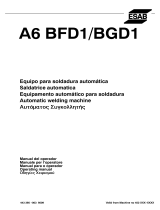 ESAB A6 BFD1 / BGD1 Používateľská príručka