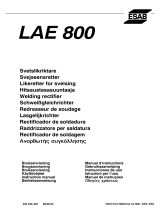 ESAB LAE 800 Používateľská príručka