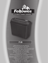 Fellowes Powershred P-20 Používateľská príručka