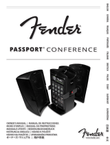 Fender Passport Conference Návod na obsluhu
