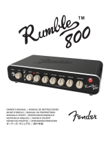 Fender Rumble 800 HD Návod na obsluhu