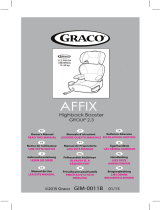 Graco Affix Group 2/3 Car Seat Používateľská príručka