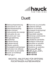 Hauck Duett Návod na používanie