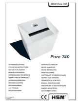 HSM Pure 740 Používateľská príručka