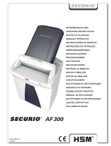 HSM Securio AF300 0.78 x 11mm Návod na používanie