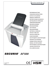 HSM Securio AF500 0.78 x 11mm Návod na používanie