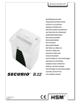 HSM Securio B22 5.8mm Návod na používanie