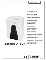 HSM Securio B26 0.78 x 11mm Návod na používanie