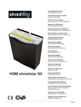 HSM Shredstar X5 Návod na používanie
