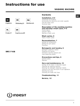 Indesit IWC 7105 ECO (EE) Užívateľská príručka