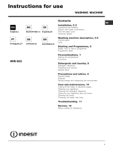 Indesit WIN 602 (EU) Užívateľská príručka