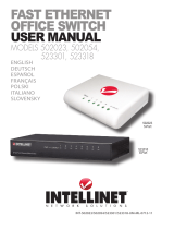 Intellinet 8-Port Fast Ethernet Office Switch Používateľská príručka