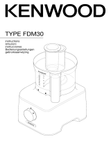 Kenwood FDM301 Multipro Compact Návod na obsluhu