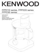 Kenwood FPP220 series Používateľská príručka
