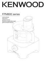 Kenwood FPM810 Multipro Sense Food Processor Používateľská príručka