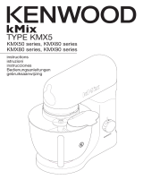 Kenwood kMix Almond Stand Mixer KMX52 Používateľská príručka