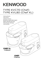 Kenwood KVL8470S Chef Titanium XL Megapack Návod na obsluhu
