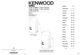 Kenwood ZJX770 Návod na obsluhu