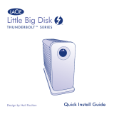 LaCie Little Big Disk Používateľská príručka