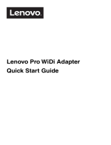 Lenovo Pro WiDi Adapter Stručná príručka spustenia