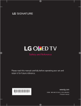 LG OLED65W7V Používateľská príručka