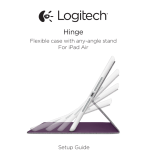 Logitech Hinge Flexible case for iPad Air Návod na inštaláciu