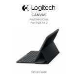 Logitech Canvas Keyboard Case for iPad Air 2 Návod na inštaláciu