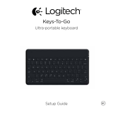 Logitech Keys-To-Go keyboard for iPad, iPhone, Apple TV and more Používateľská príručka