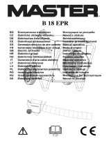 Master B 18 EPR Návod na obsluhu