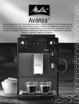 Melitta Avanza 600 Serie Používateľská príručka