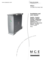 MGE UPS Systems 1500 Používateľská príručka