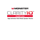 Monster Cable CLARITYHD model one špecifikácia