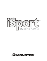 Monster iSport immersion Používateľská príručka