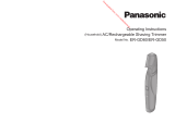 Panasonic ER-GD60-S803 Návod na obsluhu