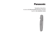 Panasonic ERGD50 Návod na používanie