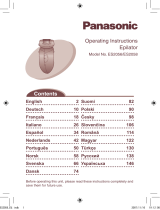 Panasonic ES2058 Návod na používanie