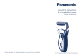 Panasonic ES7101 Návod na obsluhu